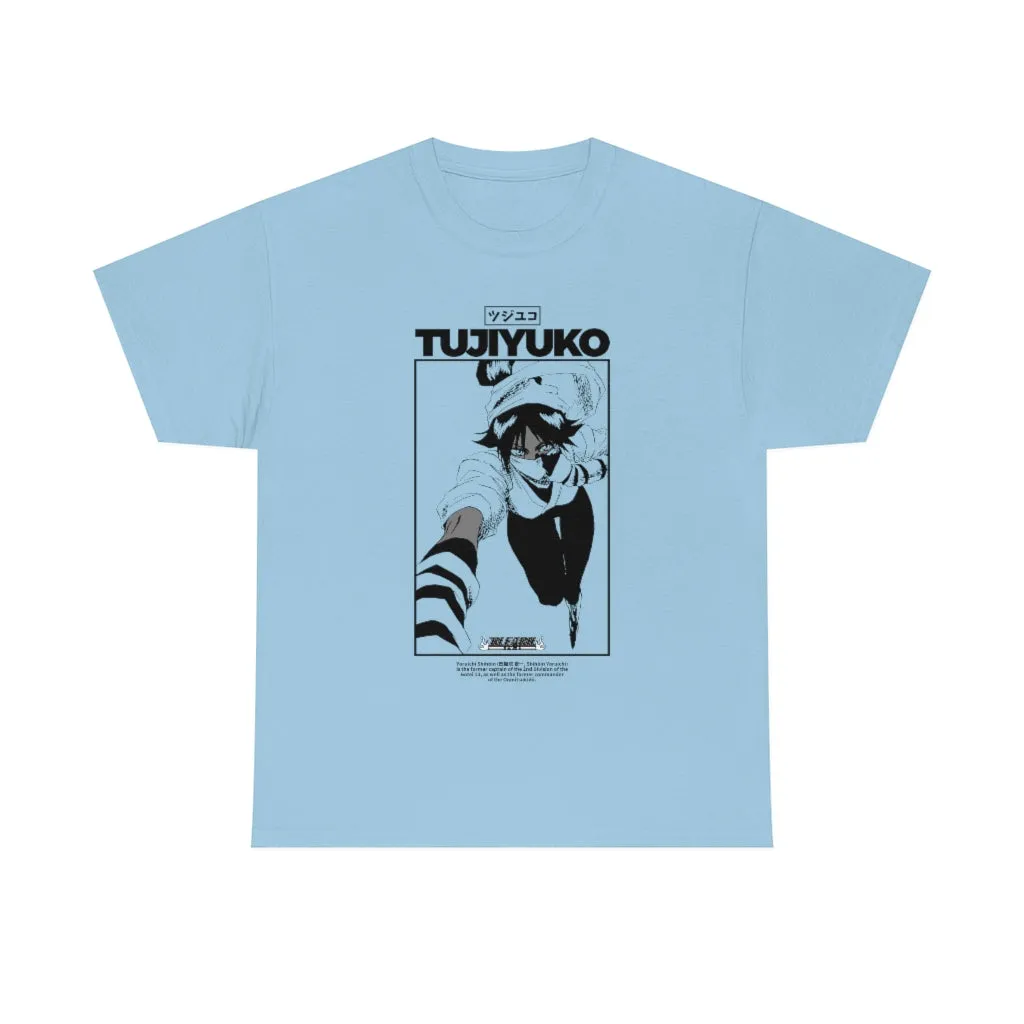 Tuji yuko X Bleach Exclusive Yoruichi Shihōin Heavy Cotton Tee