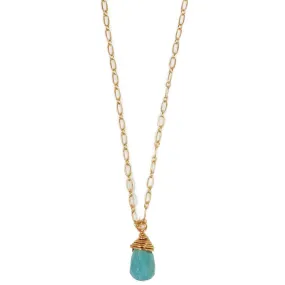 Turquoise Rain Necklace