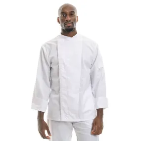 White Kitchen Coat Cotton 100% Canvas - MANELLI