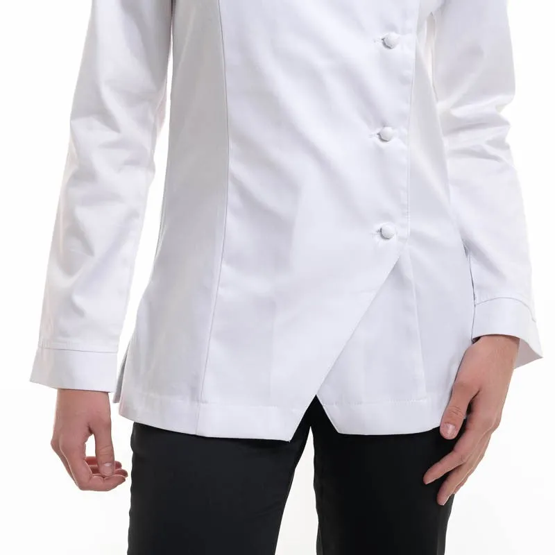 White Women's Kitchen Coat Valloire - ROBUR