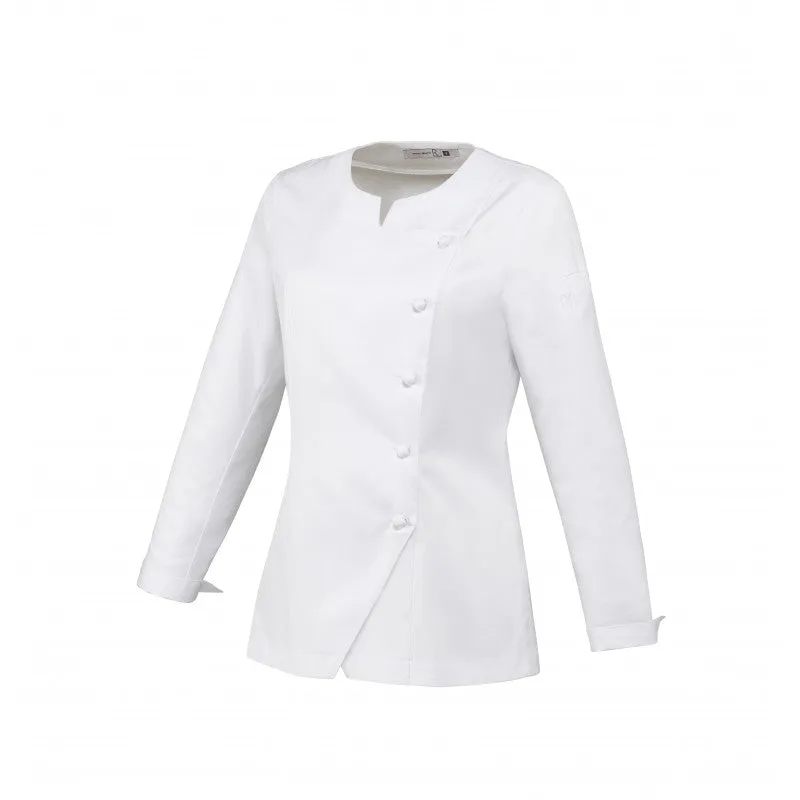 White Women's Kitchen Coat Valloire - ROBUR