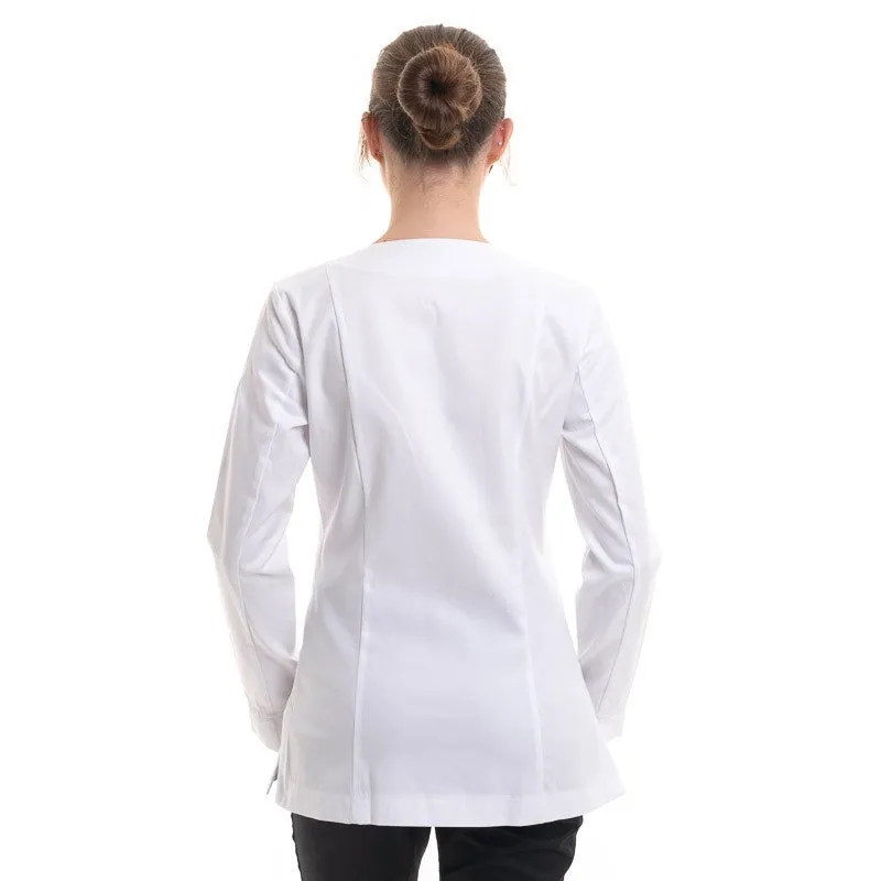 White Women's Kitchen Coat Valloire - ROBUR