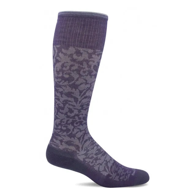 Women's Damask Graduated Compression Socks