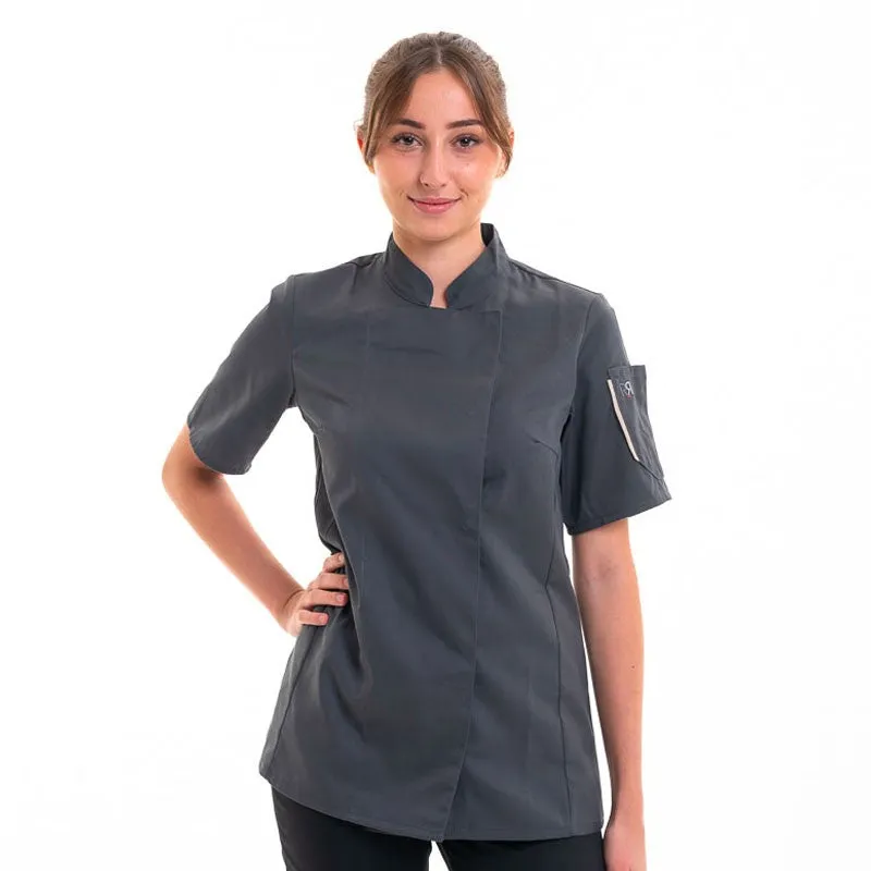 Women's kitchen coat Unera Anthracite - ROBUR