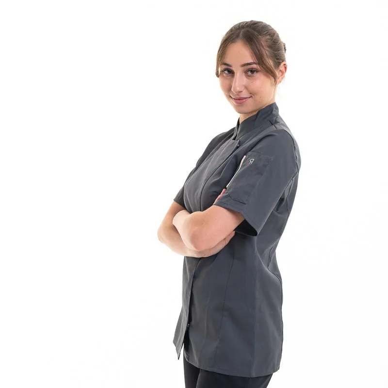 Women's kitchen coat Unera Anthracite - ROBUR