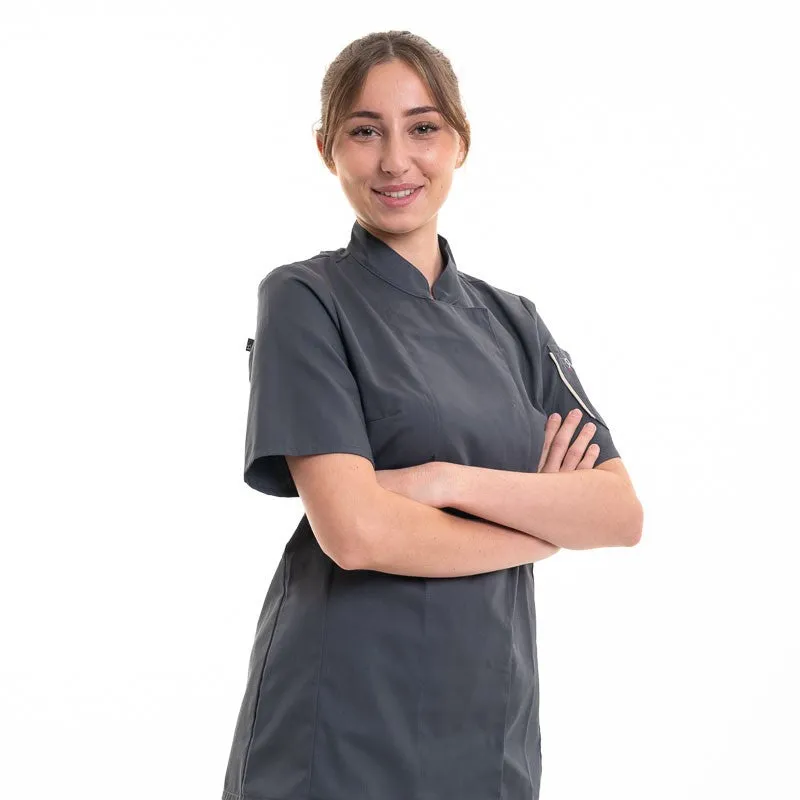 Women's kitchen coat Unera Anthracite - ROBUR